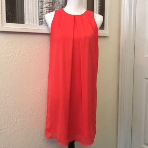 Coral Sleeveless Dress